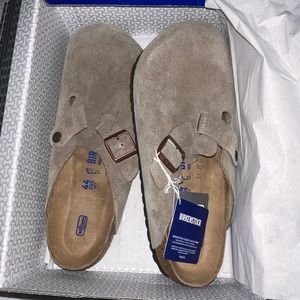 Birkenstock Boston. Men size 11. Taupe.